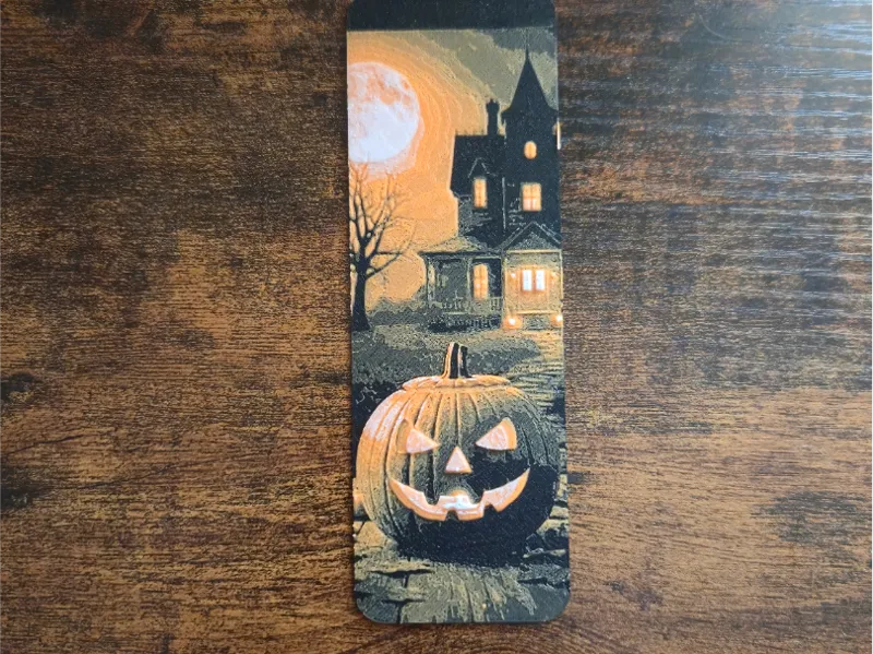 Halloween Pumpkin Bookmark 