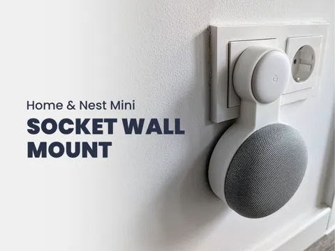 Google Home & Nest Mini socket wall mount
