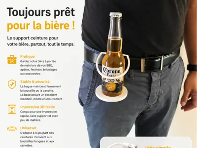 Beer bottle holder