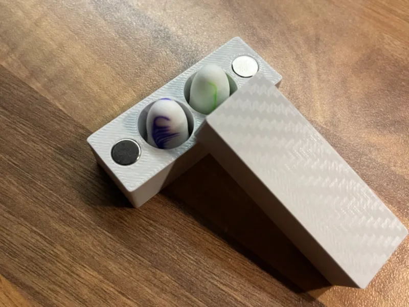 Box für Gehörschutz mit 8x3 mm Magnet