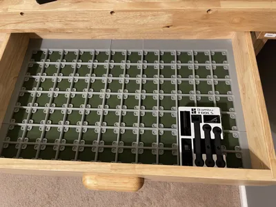 Harbor Freight Yukon 60in Workbench Gridfinity ins