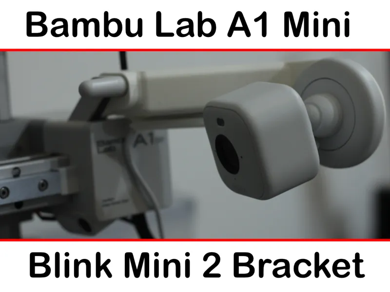 Blink Mini 2 mount for Bambu Lab A1 Mini
