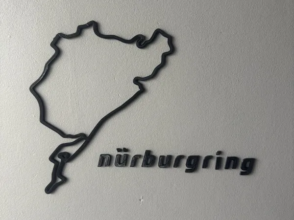 Carte murale du Nürburgring
