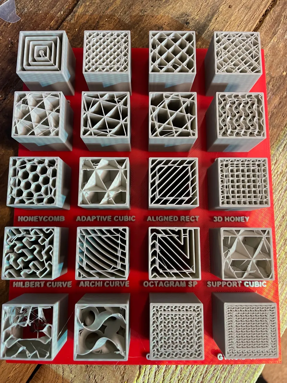 Sparse infill comparisons percula37 makerworld