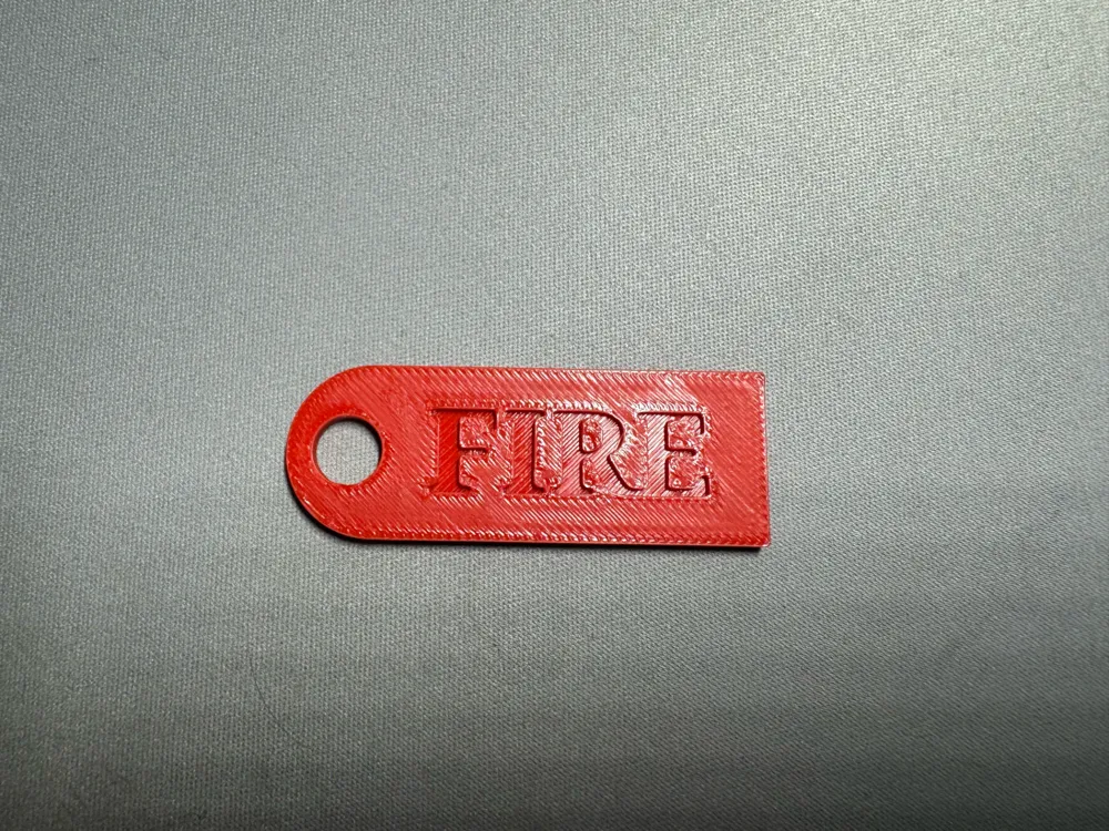 Fire Keychain / Firefighter Keychain by Moriel - MakerWorld