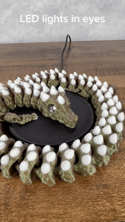 Light Up Eye Gator Dragon