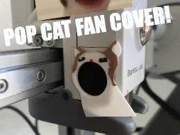 Pop Cat A1 & A1 Mini Fan Cover