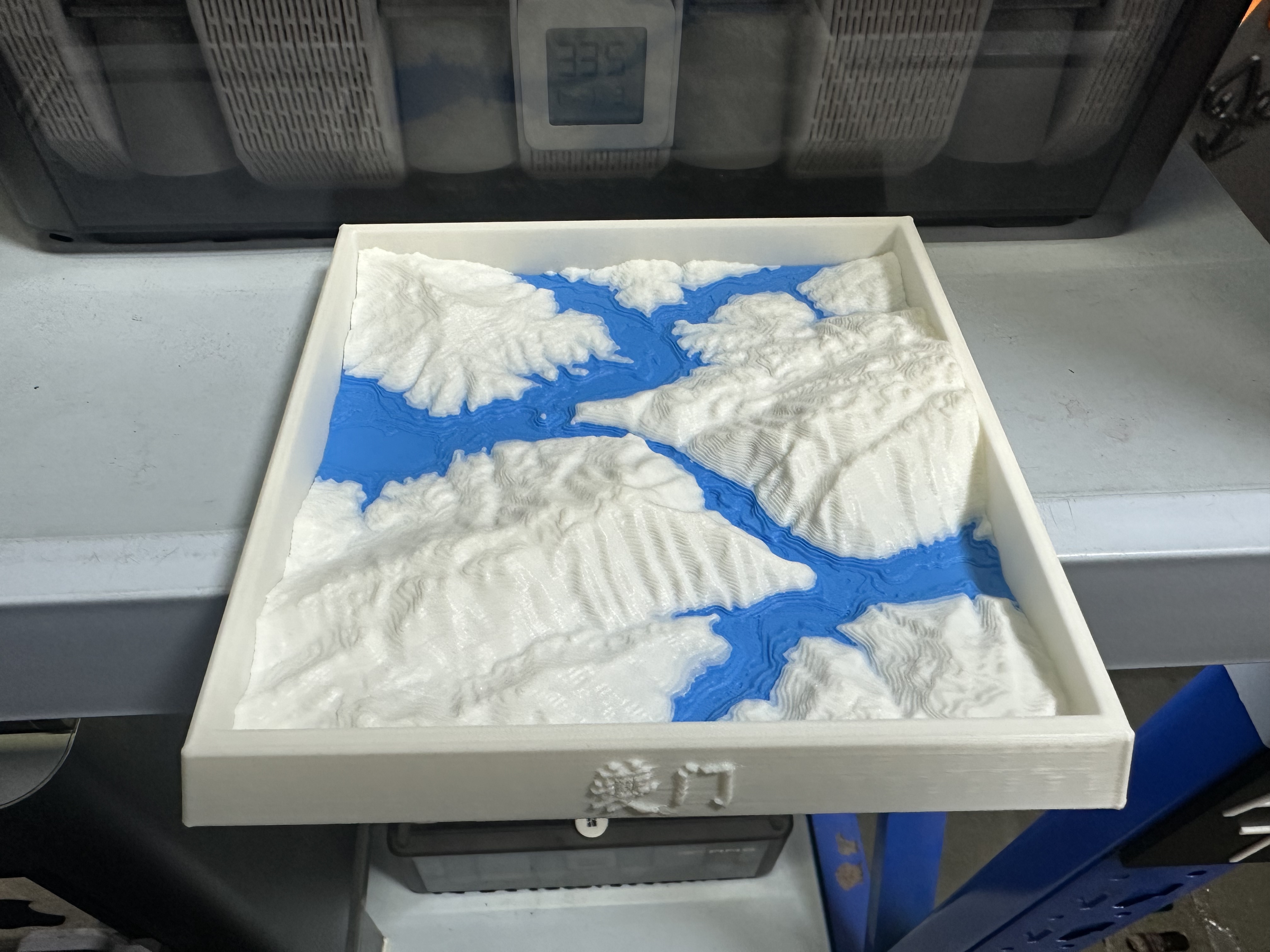 Miniatura 2 do modelo 3D 夔门（瞿塘关）3D地形图