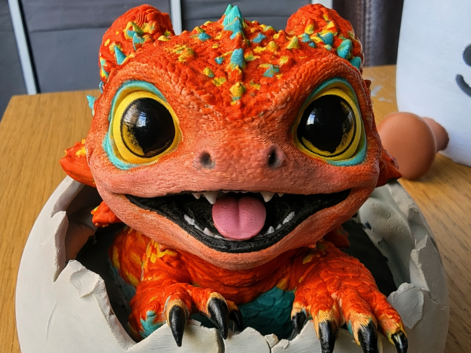 Baby Dragon in Egg
