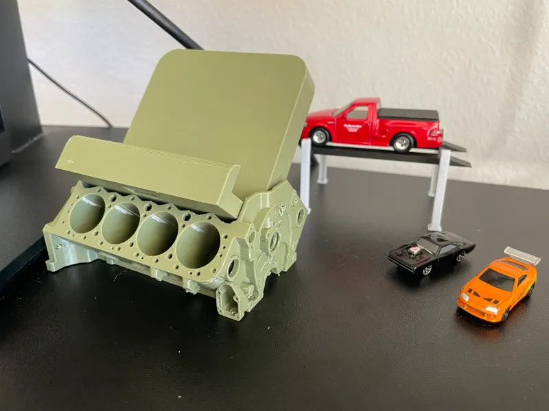V8 Engine Phone Stand