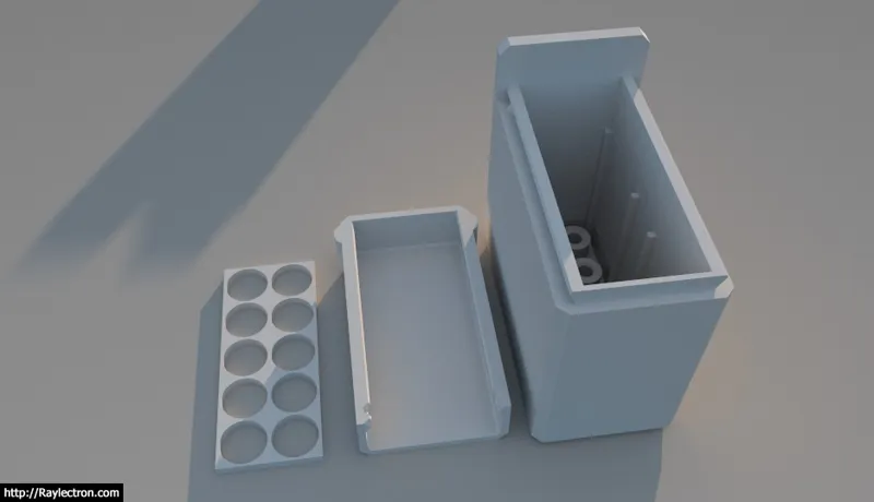 AmmoX Case for 8,5x55 Blaser - 10 Rounds