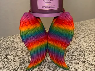 Angel Wings Candle Holder