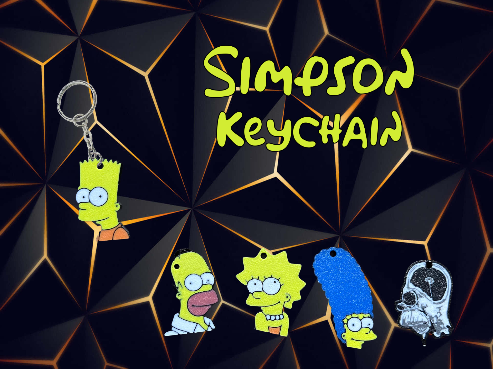 SIMPSON KEYCHAIN