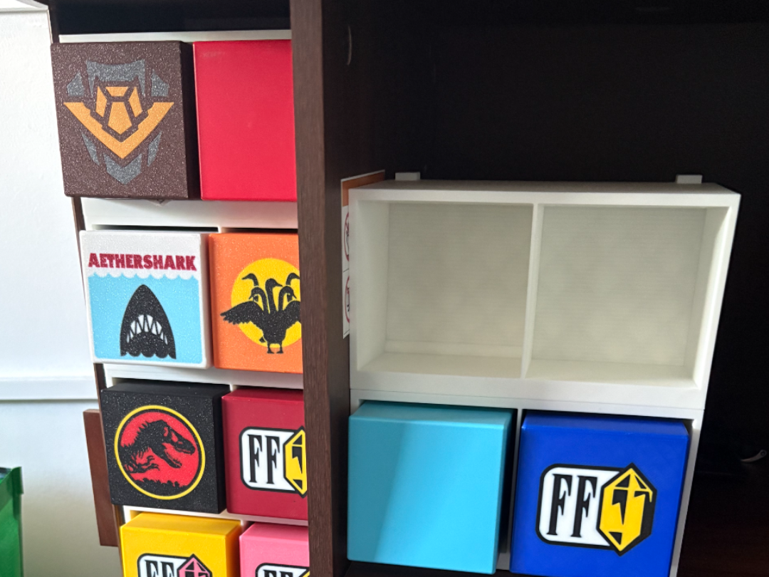 Stacking deck box shelves, MTG, 2 x 100ct