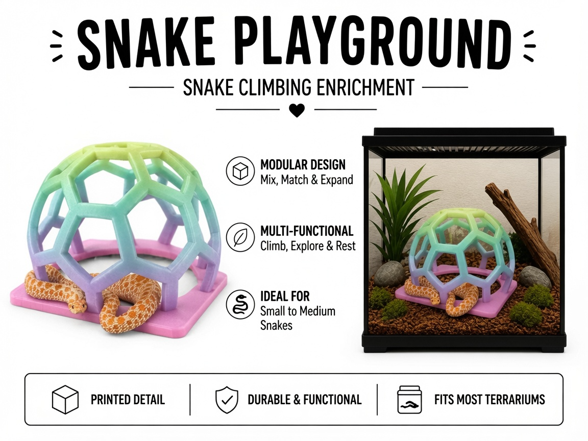 Snake Playground Snake Climbing Enrichment