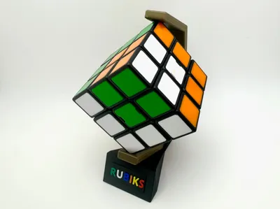Rubik's Cube Spinning Display Stand