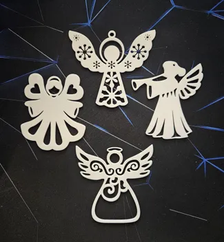 Christmas Tree Ornament 4 Angels