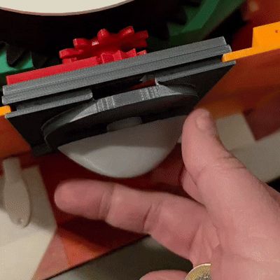 Monnayeur mécanique pour pièce de 1 euro