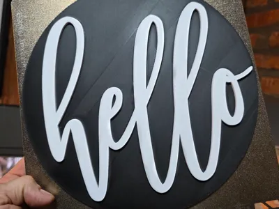 Welcome Sign Hello