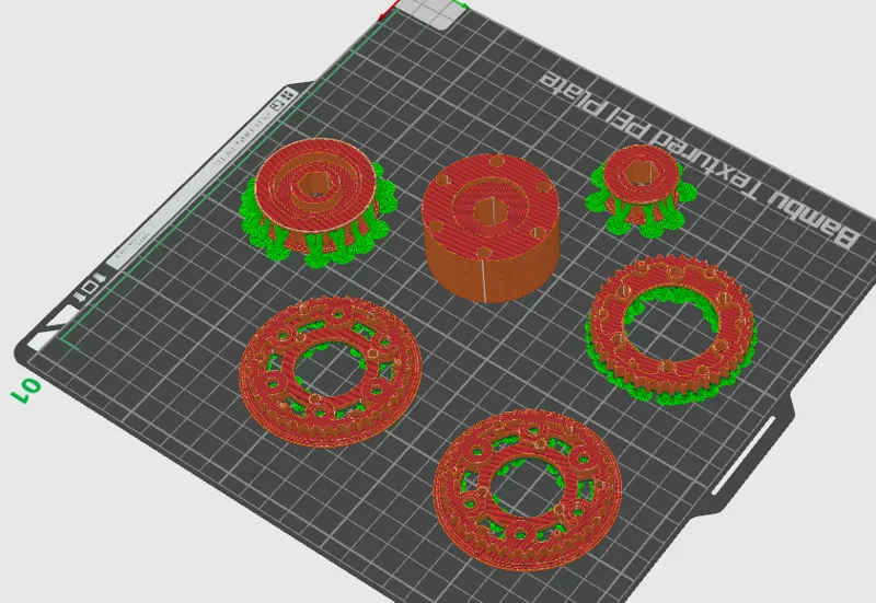 Test batch pulleys