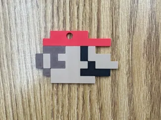 8-Bit Mario Keychain