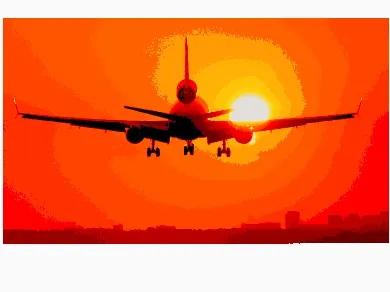 DC10 Sunset Landing Hueforge 
