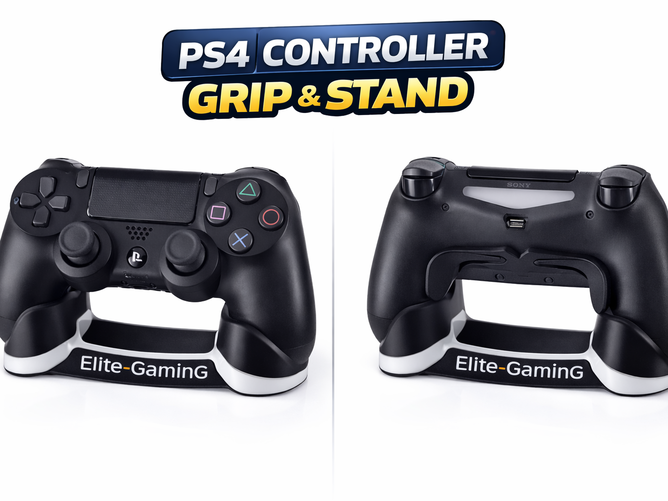 PS5 Controller Grip & Stand – Ergonomischer Halter