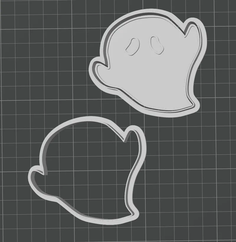Ghost Cookie Cutter - Ver A