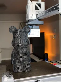 0.2mm layer, 6 walls, 25% infill Scaled to 75%