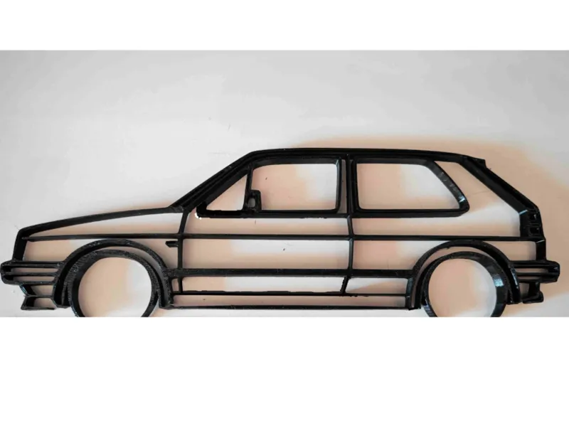 silhueta golf mk2 pré
