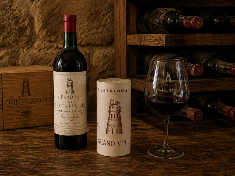 Bouchon Château Latour 1961