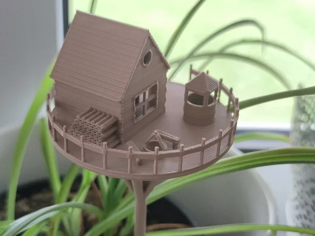Mini Treehouse Plant Decoration
