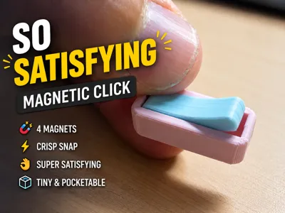 Magnetic Clicker Fidget - Super Satisfying Snap