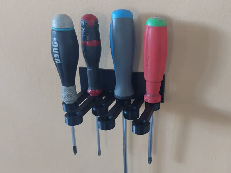Screwdriver Storage Rack