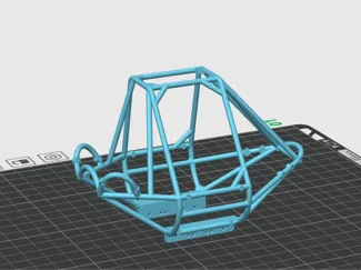 SCX24 歪脖子管架