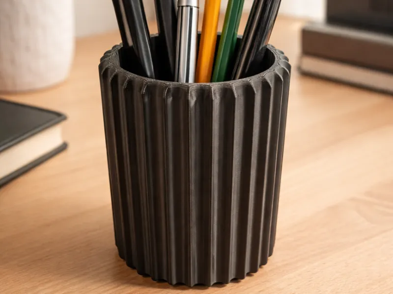 Geriffelter Stiftebecher im Ribben-Design