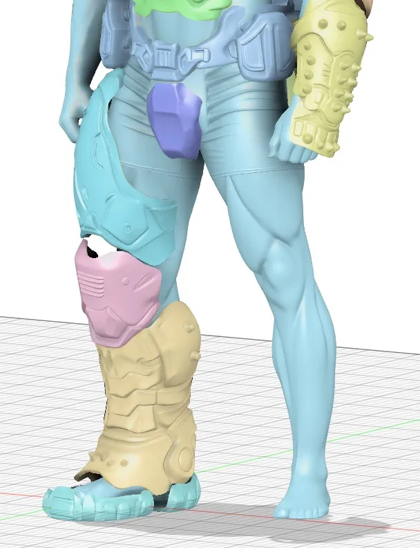 Wearable Full-Scale Doom Praetor Cosplay Suit view 3