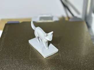 Abstract Cat with platform