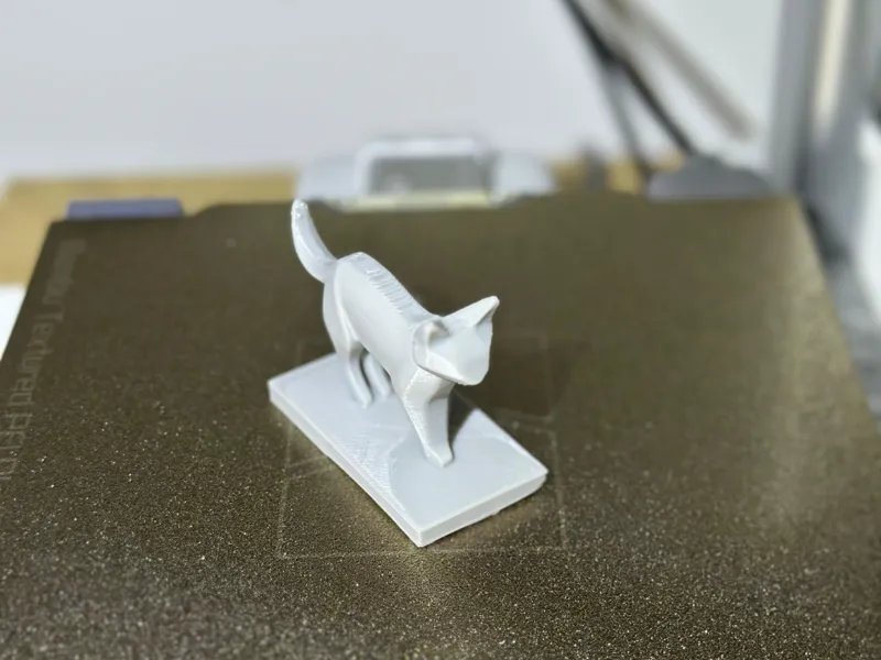 Abstract Cat with platform