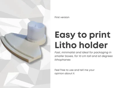 Lithophane holder with candle space