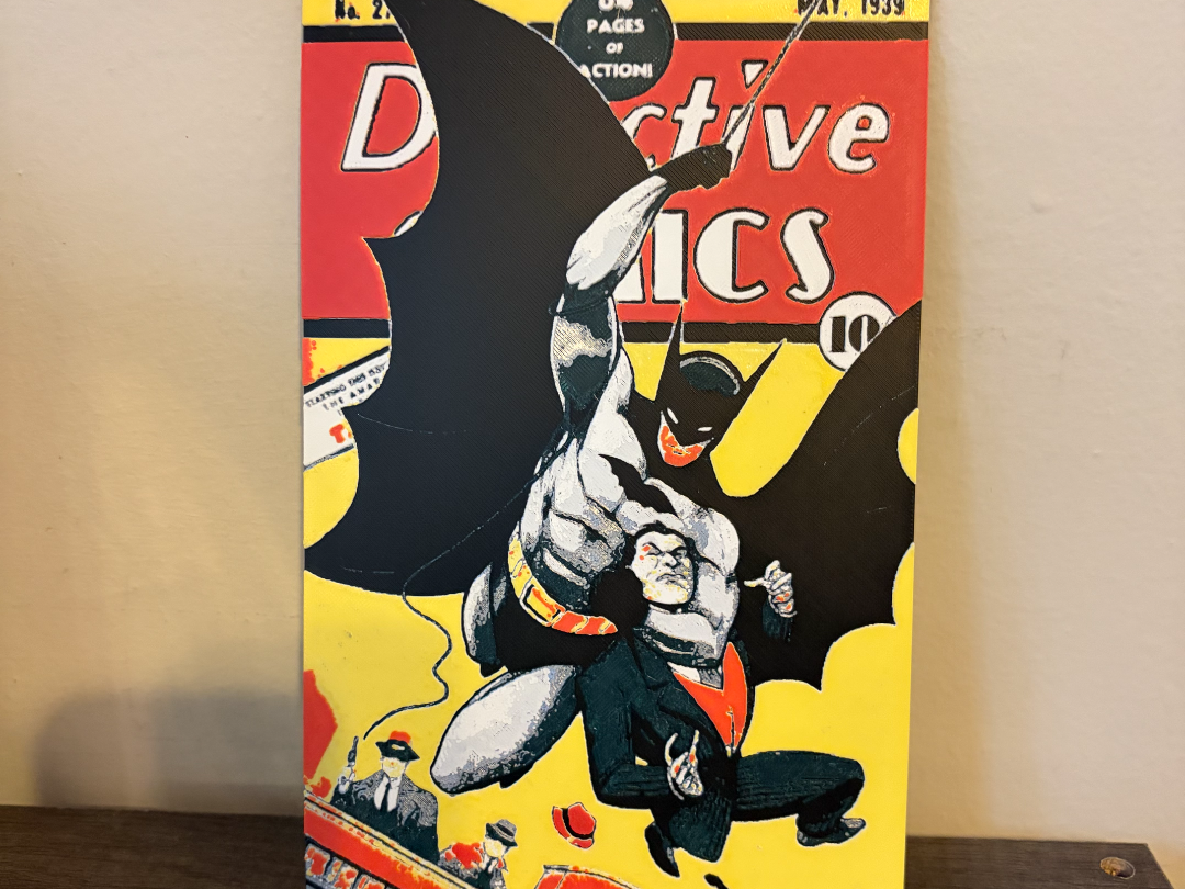 Batman Comic Book Cover Hueforge
