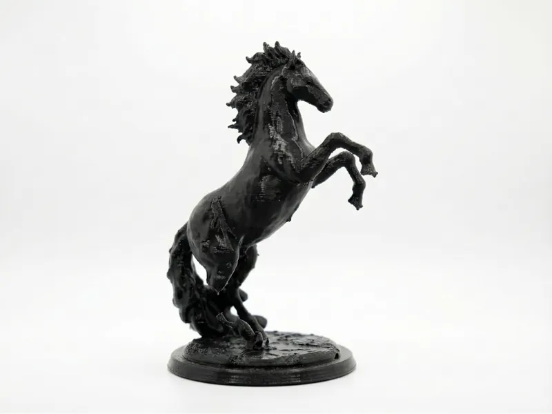 Rearing Liquid Horse - Fluid Dynamics Sculpture