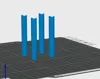 Lawn Upward Version Blue Bar
