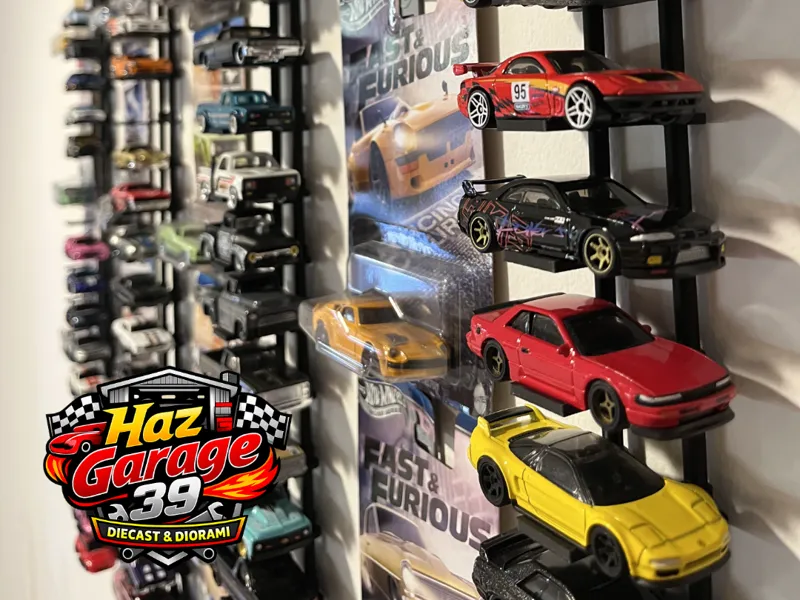 Stand espositore a muro verticale 1:64