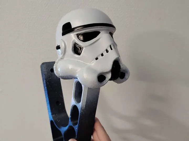 Motorcycle helmet holder - STAR WARS STORMTROOPER