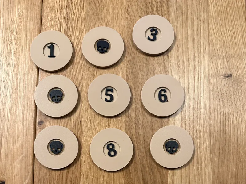 D&D Numbered tokens/bases