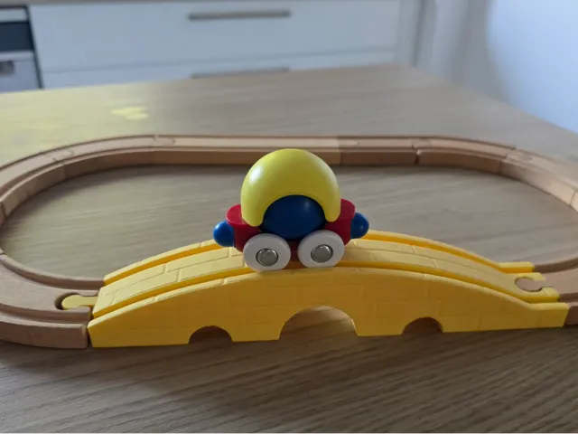 Pont pour circuit de train bois BRIO/IKEA/LILABO