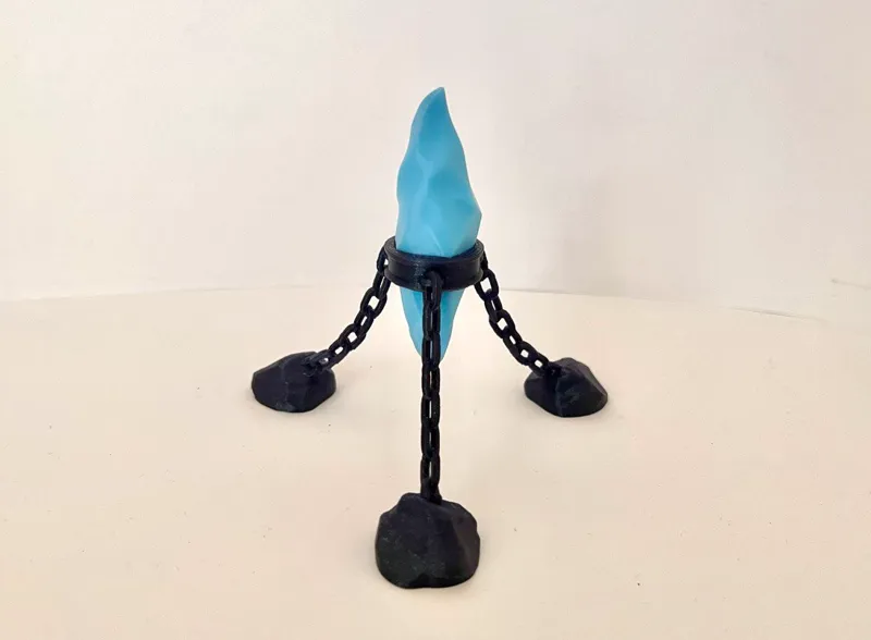 Suspended Crystal terrain prop for tabletob/dnd