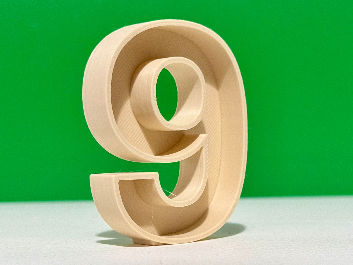 Number 9 for birthday or decoration 200mm x200 mm