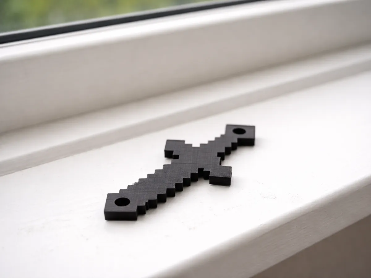 Minecraft sword V2 - Free 3D Print Model - MakerWorld